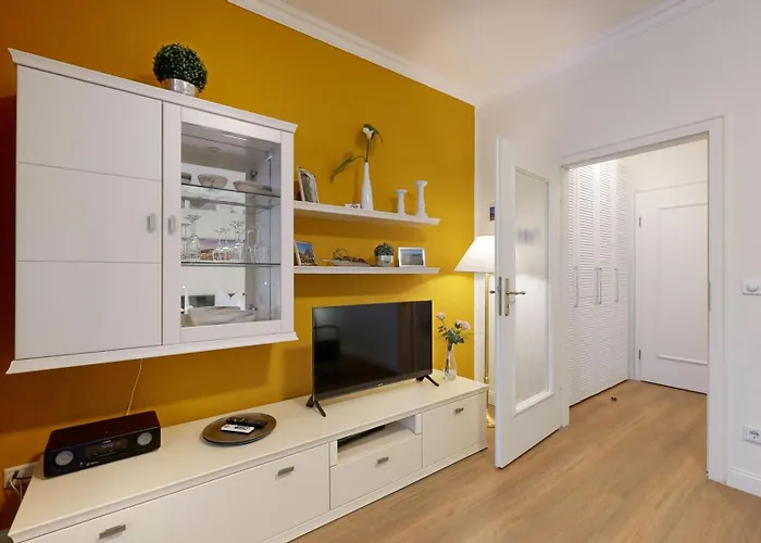 公寓 Ruhige Mit Strandkorb, Stranddistel, 宾茨