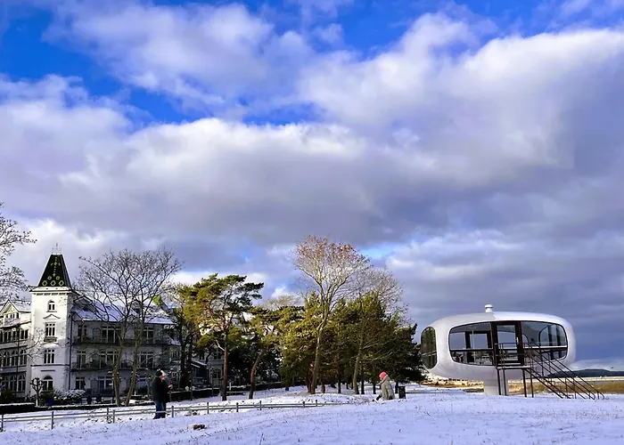 Ruhige Mit Strandkorb, Stranddistel, 公寓 宾茨